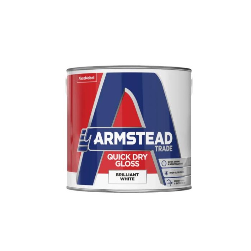 Armstead Quick Dry Gloss Brilliant White 2.5L Default Title