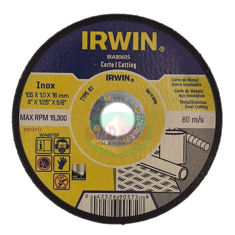 Irwin Cutting Disc 4″ for Stainless (Super Thin)