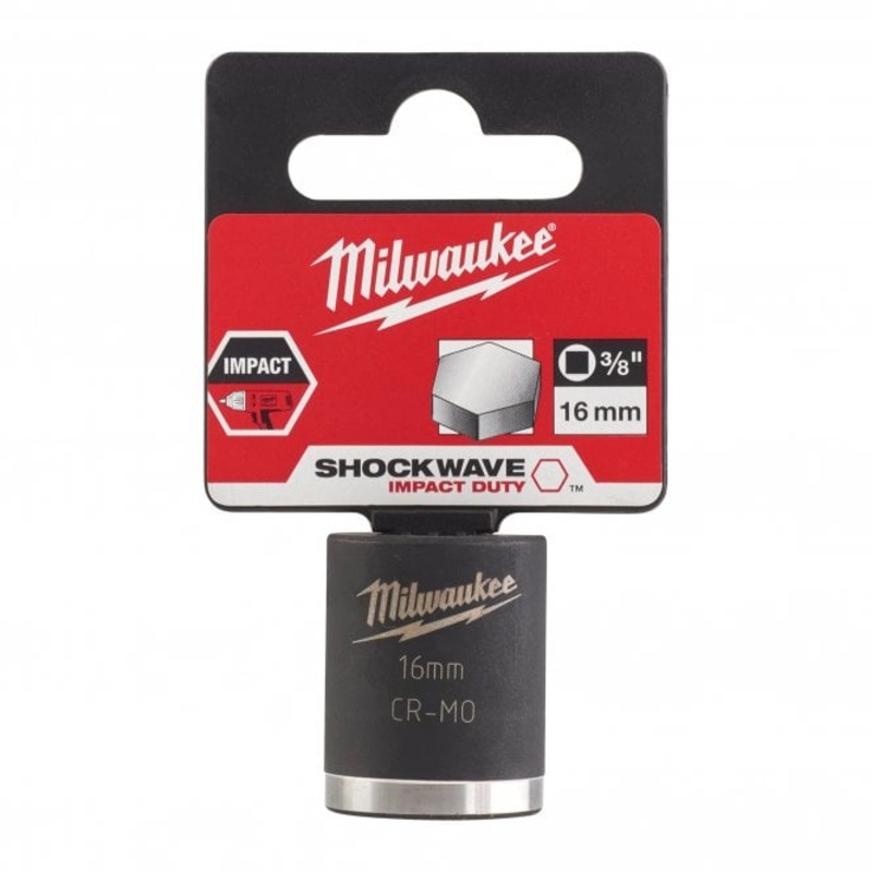 Milwaukee Hexagon Socket ShW 3/8 SKT short 16mm