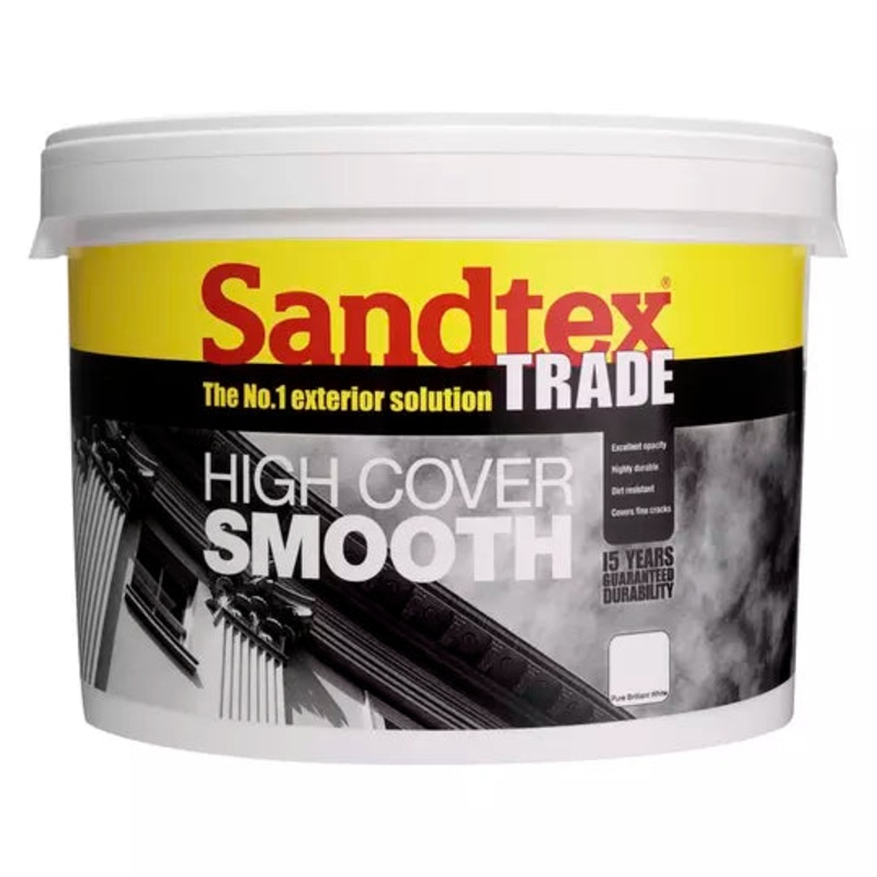 Sandtex Trade High Cover Smooth Magnolia  10L Default Title