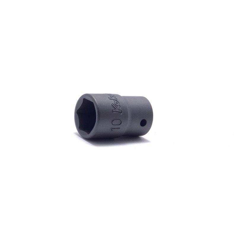 1/4 Sq. Dr. Socket  13mm 6 point Length 22mm