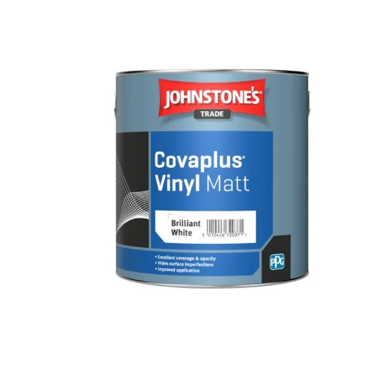 Johnstone’s Covaplus Vinyl Matt Brilliant White 1L Default Title