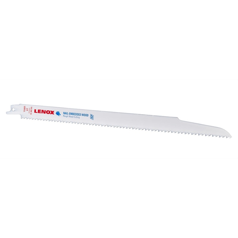 RECIPROCATING SAW BLADES, 156R, BI-METAL, 12″ LONG