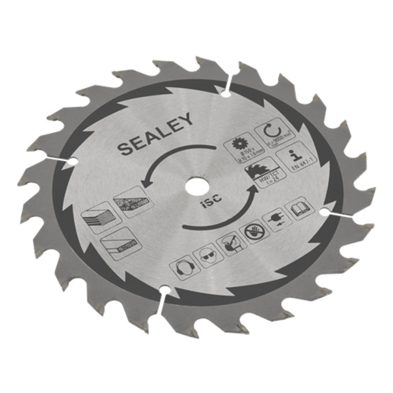 Sealey Cut-Off Saw Blade 150 x 1.6mm/10mm 24tpu