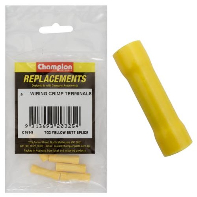 Champion Yellow Cable Connector -5Pk