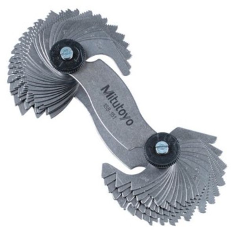 Mitutoyo Thread Gauge Set Combination 0.4mm – 7mm / 4 – 42TPI x 60