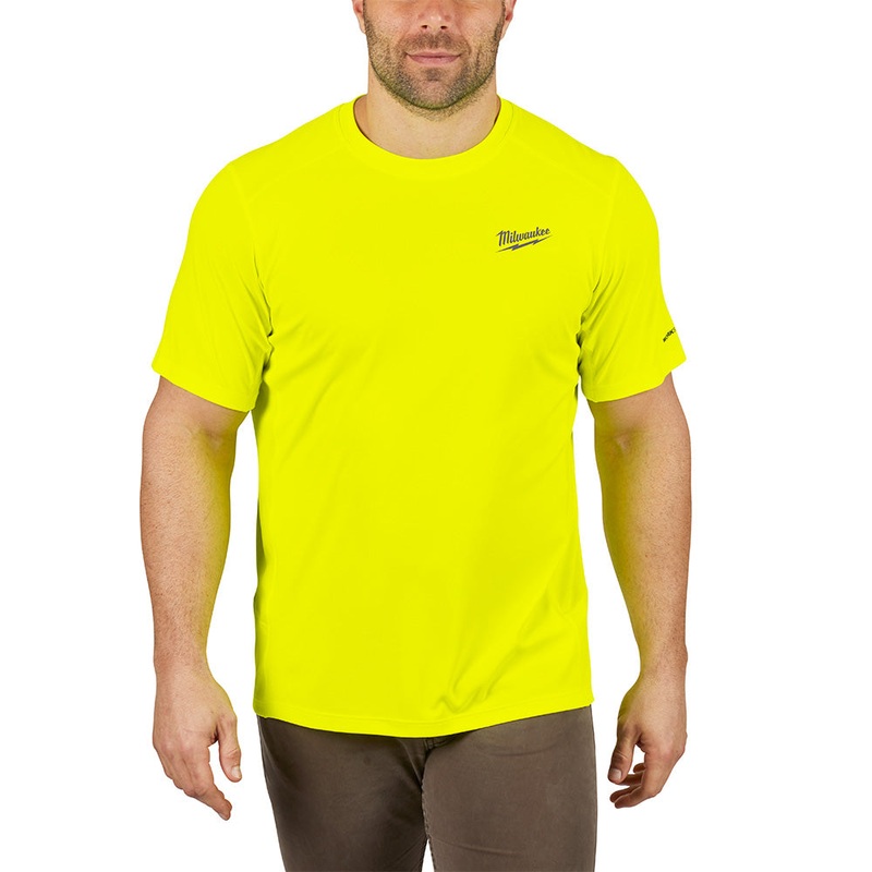 WORKSKIN Lightweight Performance Shirt – Short Sleeve – HI Vis L