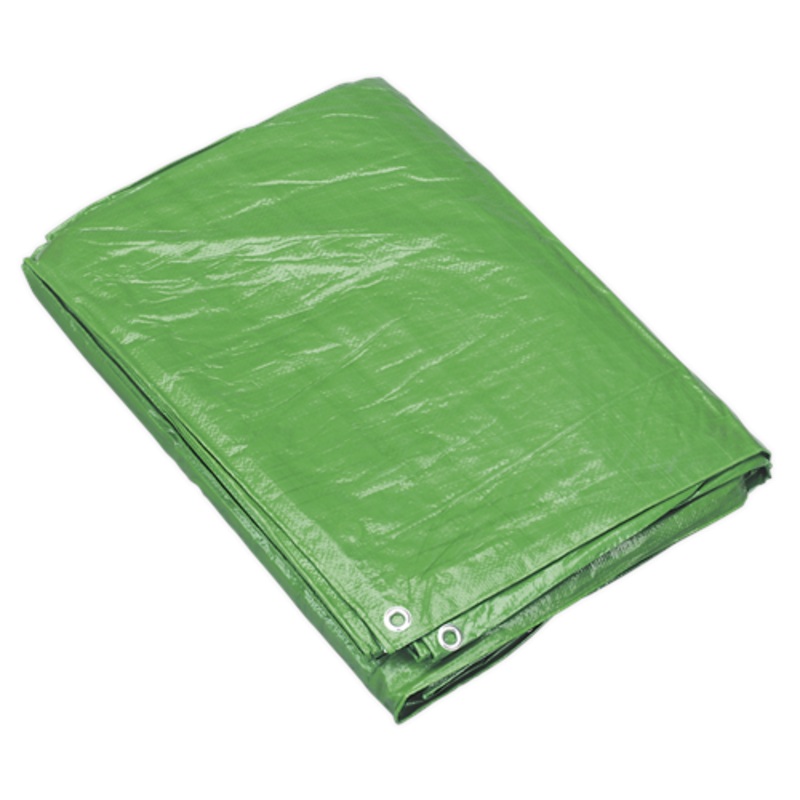 Sealey Tarpaulin 6.10 x 12.19m Green