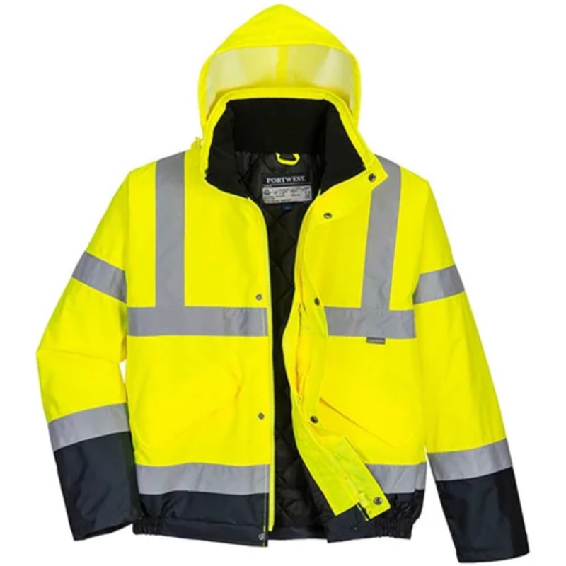 XL  Hi-Vis 2-Tone Bomber Yellow/Navy Default Title