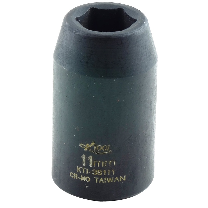 1/2in. Drive Standard 6 Point Impact Socket 11mm