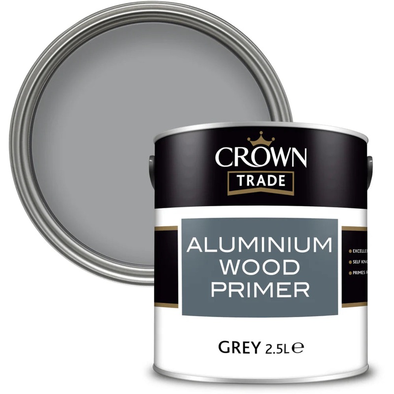Crown Trade Aluminium Wood Primer grey 2.5L Default Title