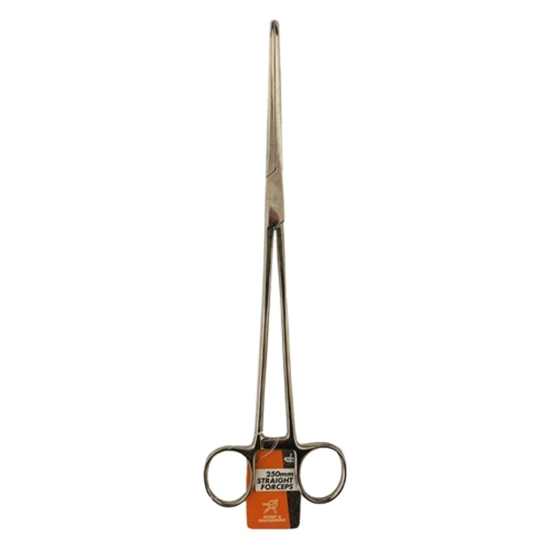 Toolzone Straight Forceps 10 Inch