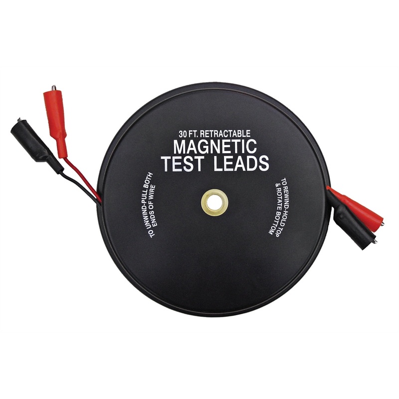 2 x 30′ Magnetic Retractable Test Leads