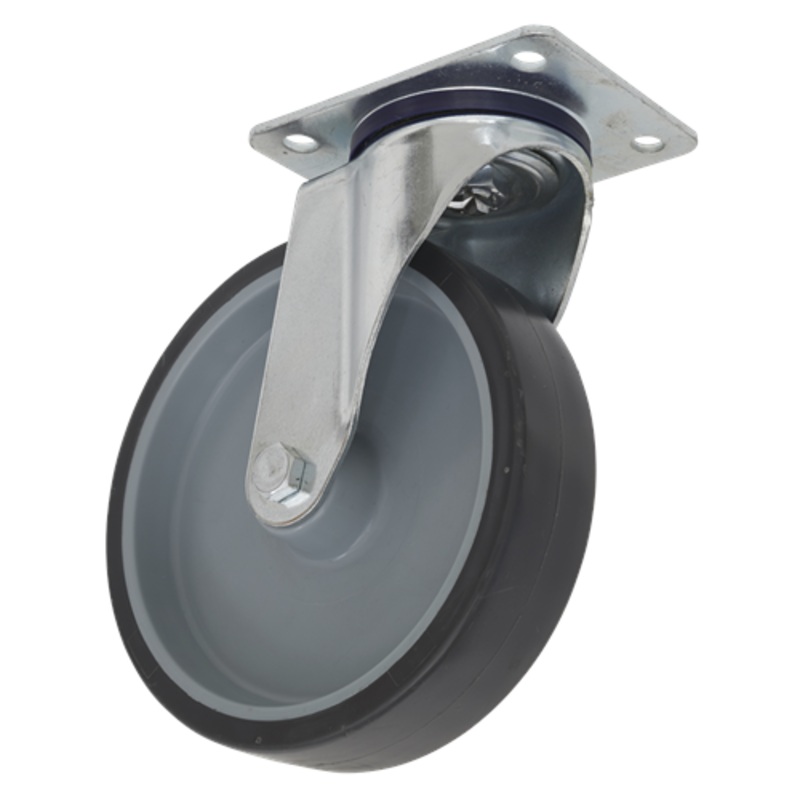 Sealey Medium-Duty Thermoplastic Swivel Castor Wheel 100mm – Trade