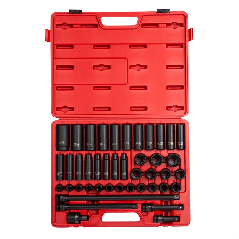 1/2″ Drive Metric Impact Socket Master 43 Piece Set SUN2569
