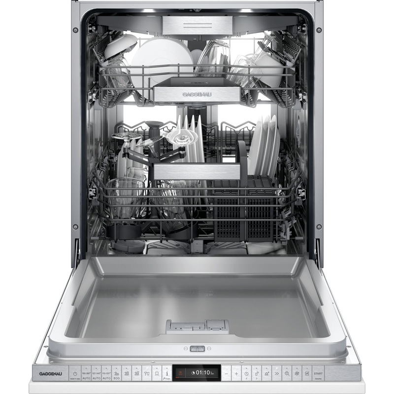 Bosch DF480701F/25 400 Series Push-To-Open Flexible Hinge Dishwasher, Euro Tub