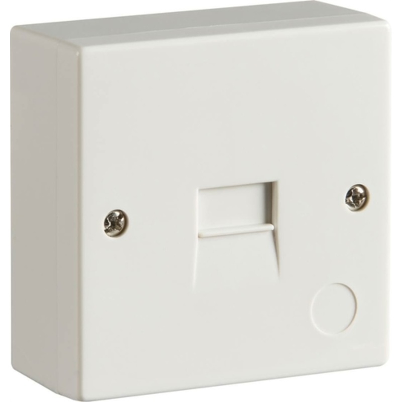 KnightsBridge 2/3A Surface Mount Telephone Extension Socket (IDC)