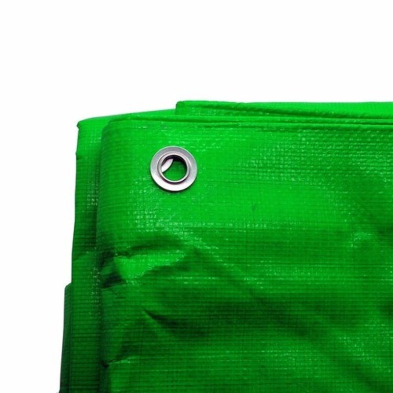 Zexum 10Ft x 12Ft Heavy Duty Green Weatherproof Tarpaulin