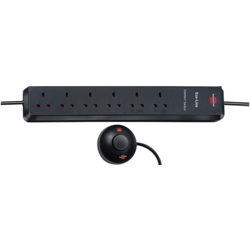 Brennenstuhl Eco-Line, 6-way extension lead