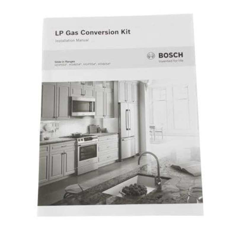 Bosch HGIP054UC/02 Range Lp Conversion Kit