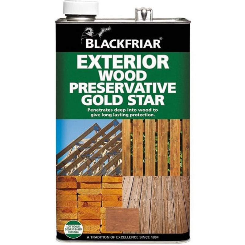 Blackfriar Ext Wood Protector Gold Star Golden Brown 5lt Default Title