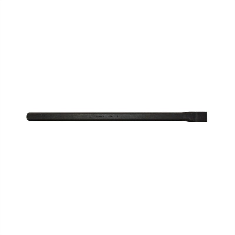 1 in. X 12 in. Reg Black Oxide Cold Chisel
