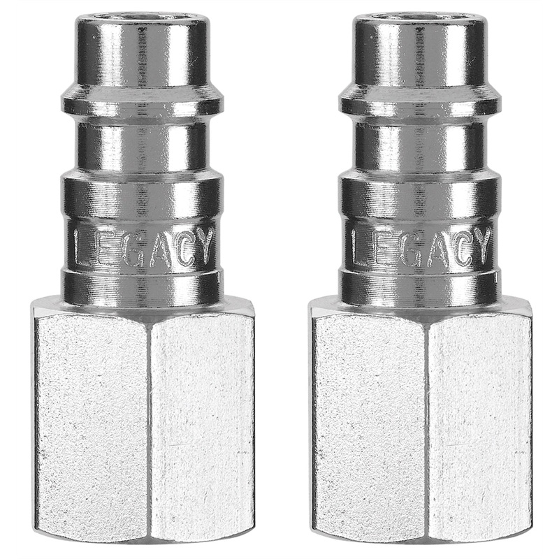 2 Pack Flexzilla High Flow Plugs, 1/4 Body, 1/4 FNPT