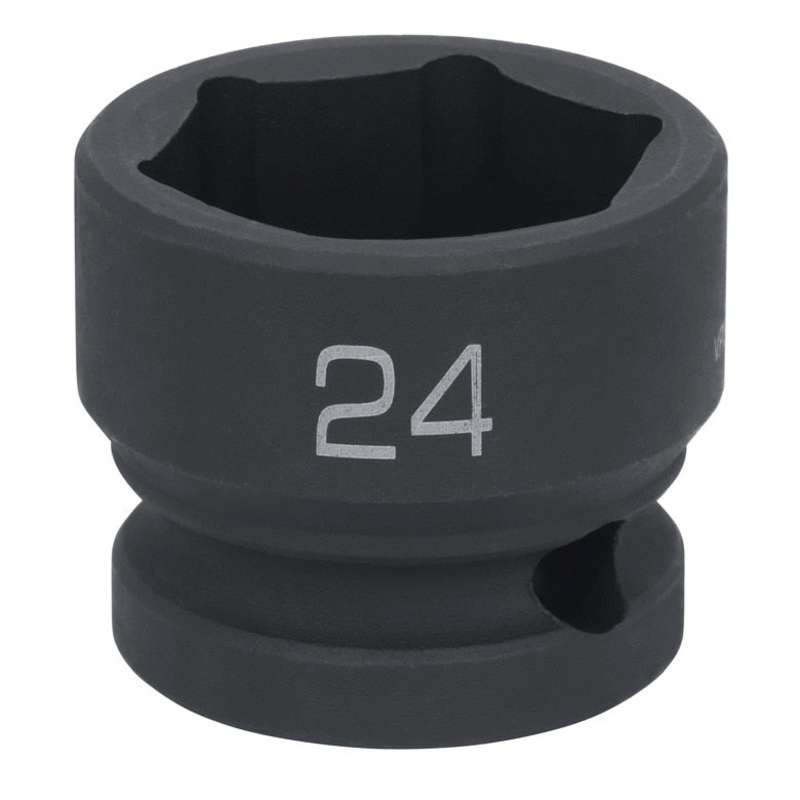 1/2″ Drive 6 pt. Stubby Impact Socket – 24mm