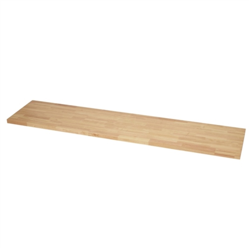 Bunker Modular Hardwood Worktop, 2040mm