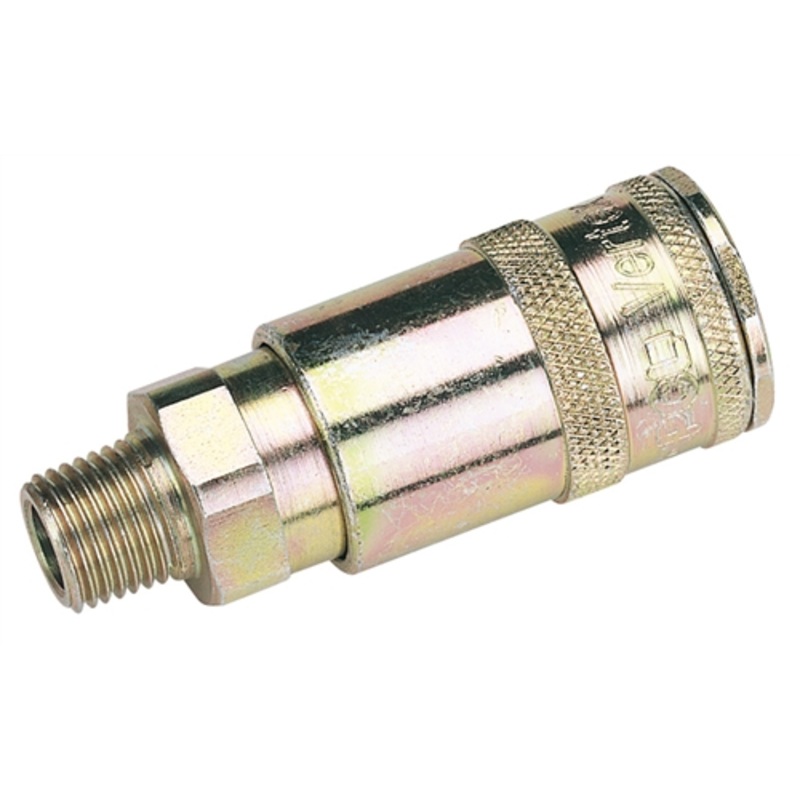 Draper 1/4″ BSP Taper Male Thread Vertex Air Coupling (Sold Loose)