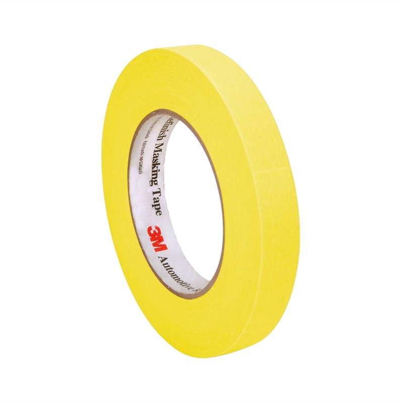 3M Automotive Refinsh Masking Tape, 18mm x 55m, 48 Rolls MMM6652