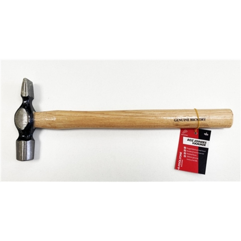 Toolzone 8Oz Joiners Hammer Hickory Handle