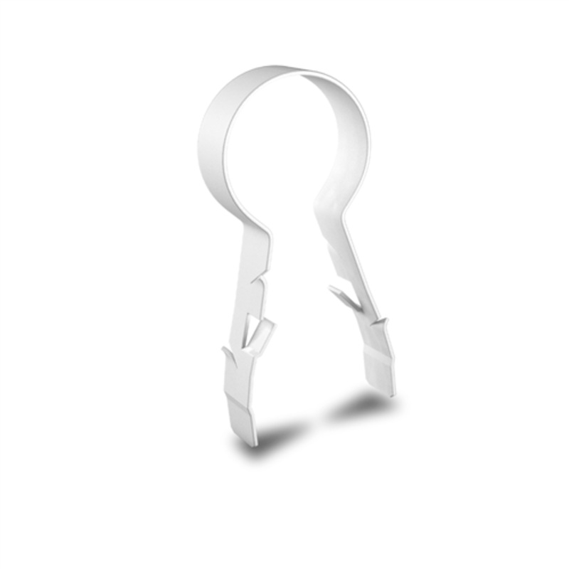 Linian SuperClip, White, 23-25mm Super Cable Clips, Pack of 25
