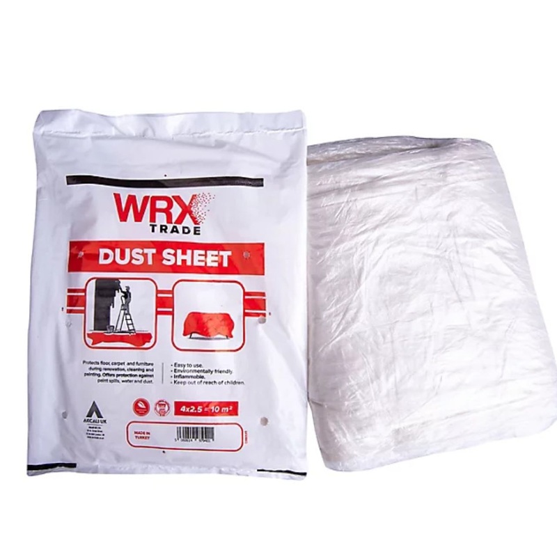 WRX Polythene Dust Sheet 10m2
