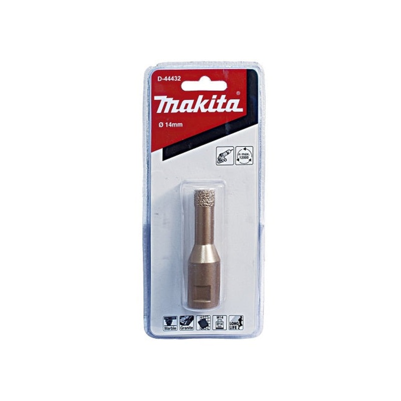 Makita Diamond Core Bit 60mmxm14 Vac Brazed Diamond