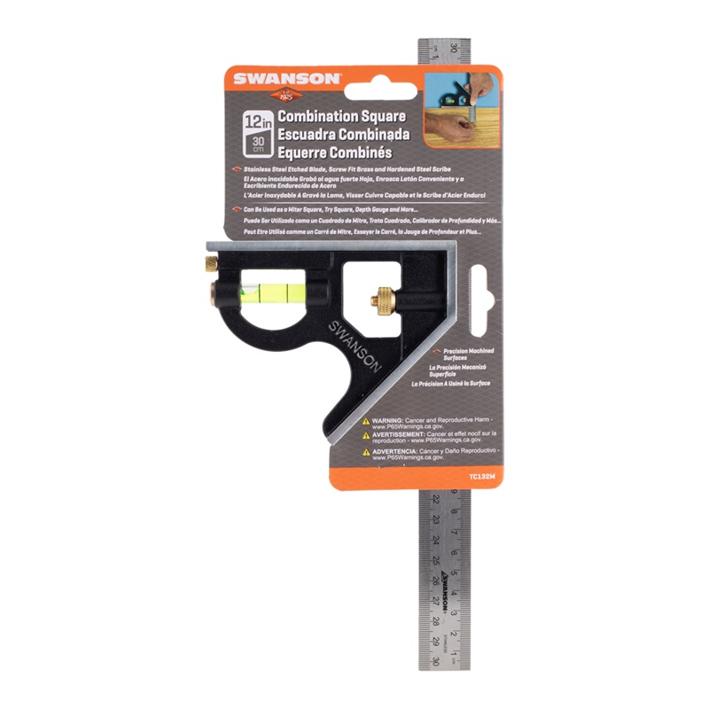Swanson #TC132M COMBINATION SQUARE – 300mm