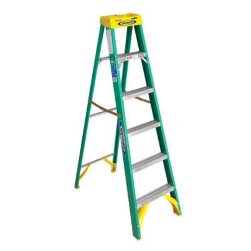 Werner Fiberglass A-Type Step Ladder 5904AS