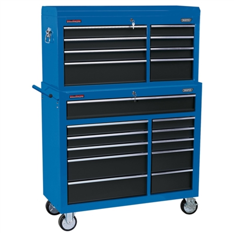 Draper Combined Roller Cabinet and Tool Chest, 19 Drawer, 40″