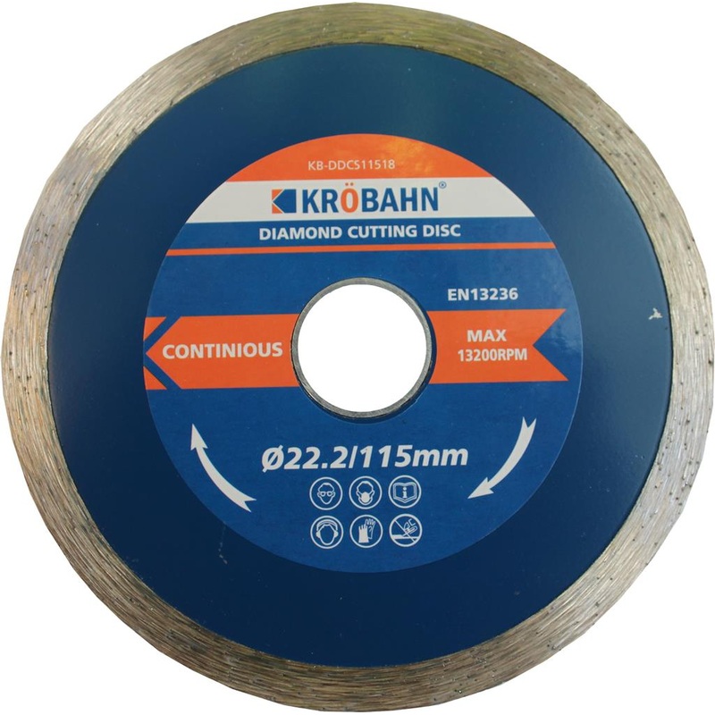 Diamond Cutting Disc Continuous – 115 X 22.2 X 1.8MM