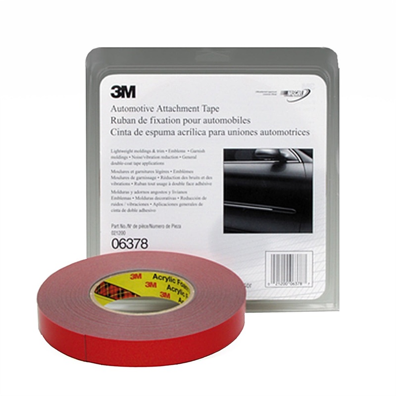 3M Automotive Attachment Tape, Gray, 7/8″ x 20 yds. MMM6378