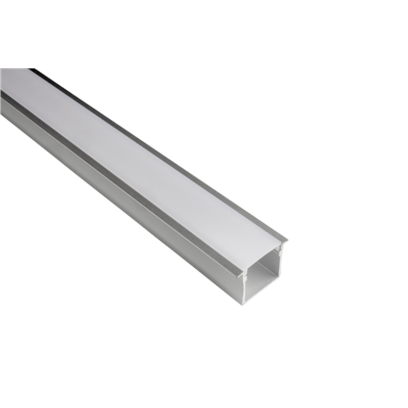 Robus Surface Aluminium Extrusion 9.6mm Deep 16mm Inner Width 2m Long