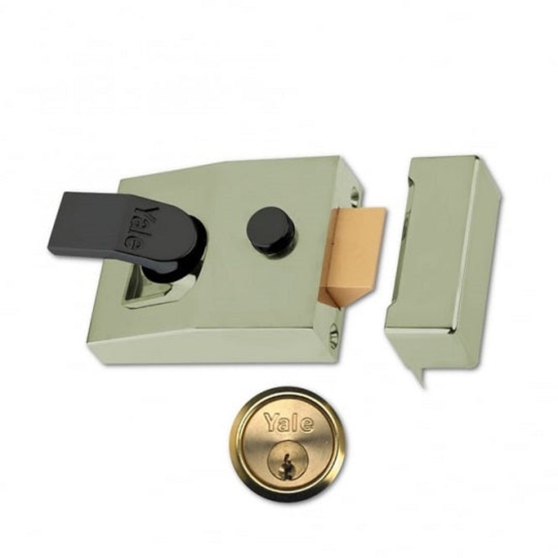Yale 89 Nightlatch 60mm BRASSLUX Default Title