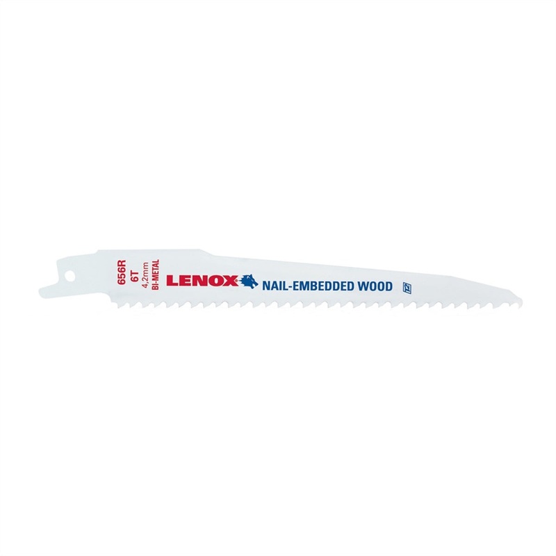 RECIPROCATING SAW BLADES, 656R, BI-METAL, 6″ LONG