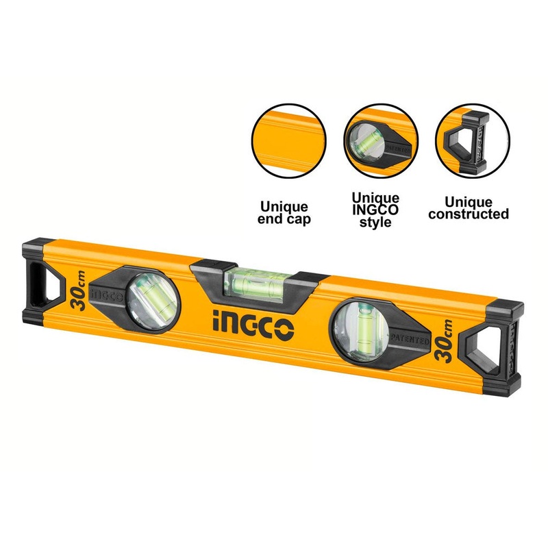 Ingco Spirit Level Bar (Non Magnetic) HSL18030 (30cm)