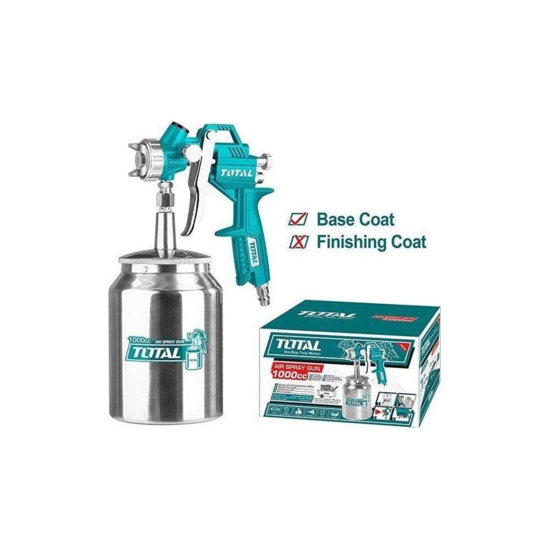 Total TAT11001 Suction Type Paint Spray Gun 1000cc (1.5mm)