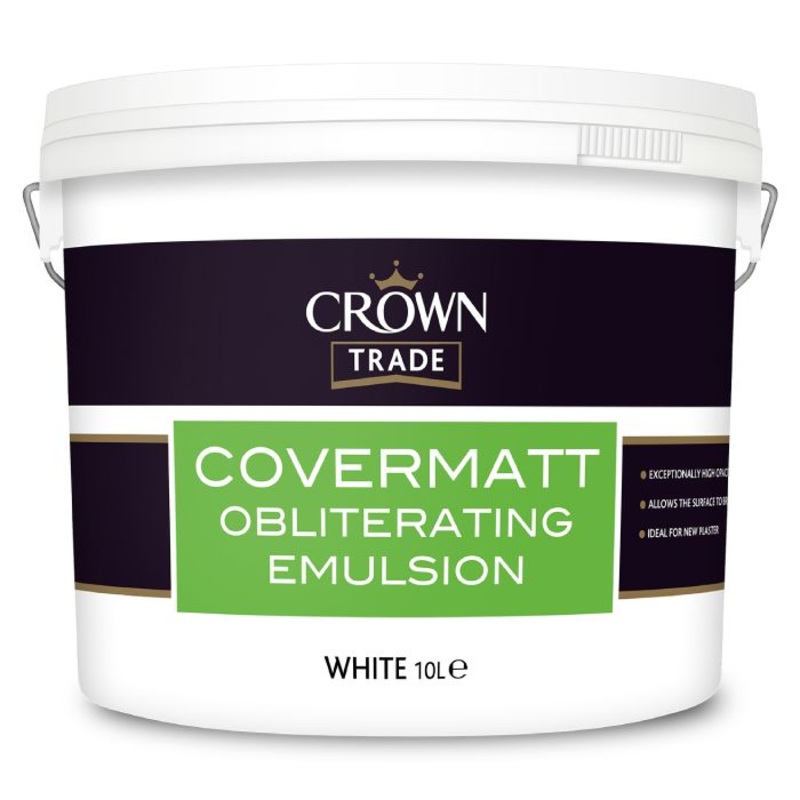 Crown Covermatt Soft White 10L Default Title
