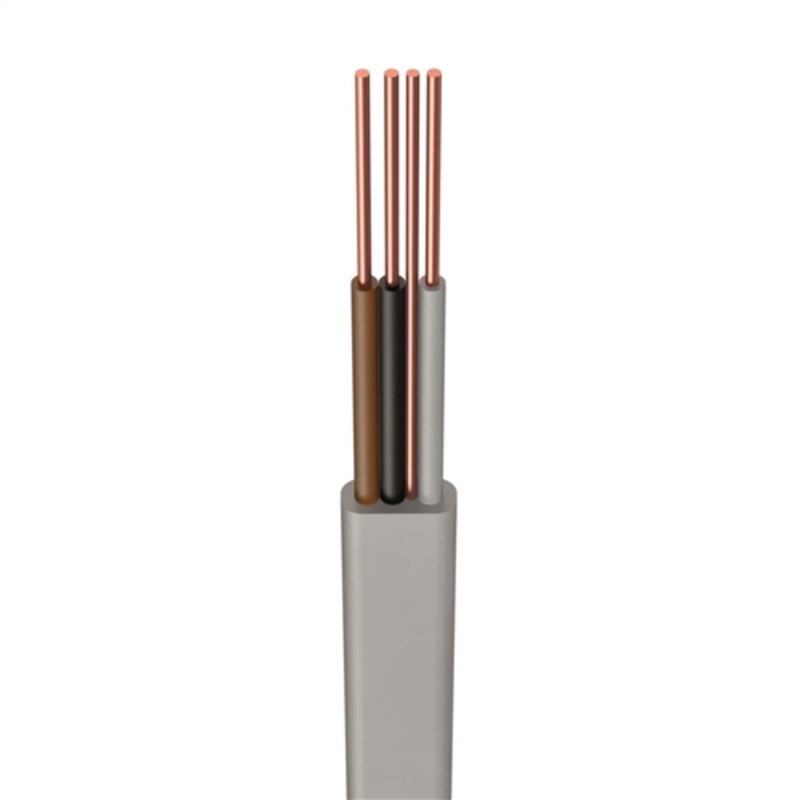 PX 1.5mm 6243Y Grey 3 Core & Earth Cable – 10m