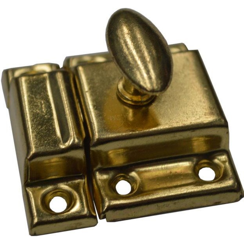 Hipkiss Turn Type Cupboard Catch #352 Brass