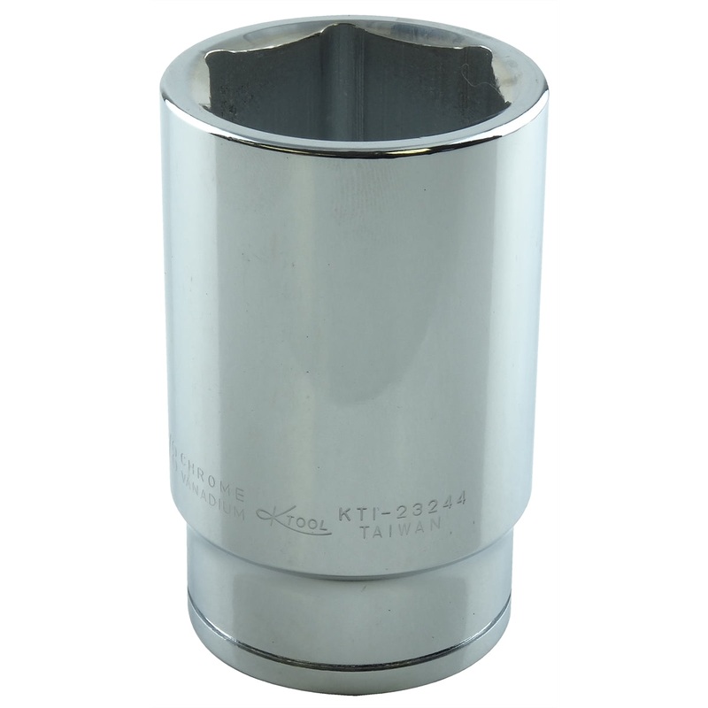 1/2″ Drive Deep 6 Point Chrome Socket, 1-3/8″
