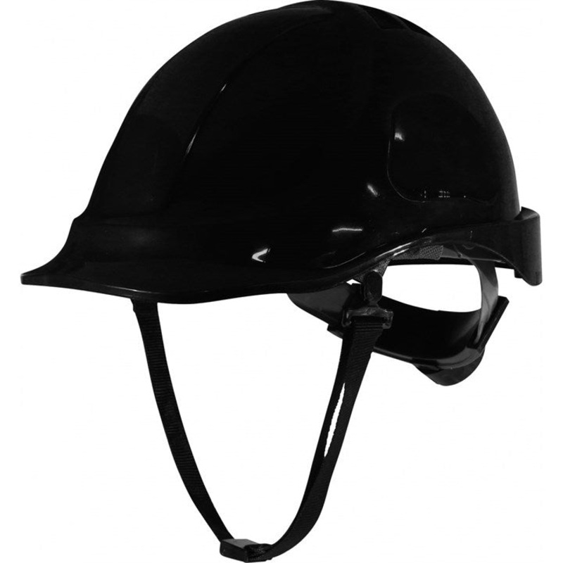 Black 6 Point Harness Safety Helmet Default Title